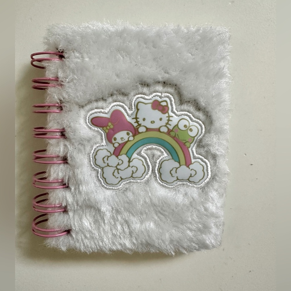 Hello Kitty and Friends - Adorable Fuzzy Mini Notebook!